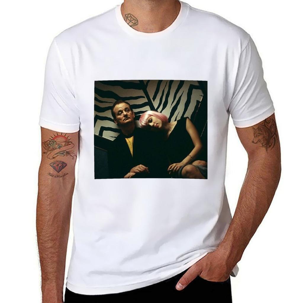 Lost In Translation Poster Tshirt Outdoor Sports Short Sleeve Top