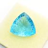 Natural Blue Aquamarine Loose Gemstone 36 Ct Trillion Cut for Collectors for Jewelry Making Projects