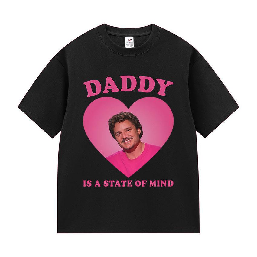 Actor Pedro Pascal Movie Graphic T Shirt Unisexs Retro High Quality Fashion Clothing Tshirts Unisex 100 Cotton Oversized Tshirt