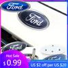 New 2026 Car Sticker Ford 2025 Hot 14.5X6cm Emblem For Ford Mondeo Explorer Focus 2 3 Fusion Transit F150 Fiesta Car Logo Front