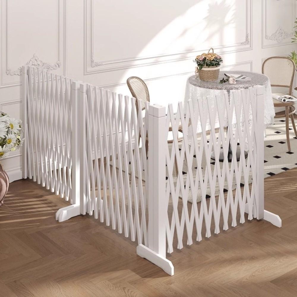 Anti-Escape Pet Mesh Isolation Net Folding Dog Safety Enclosure Retractable Pet Gate Living Room