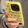 Красивый чехол для телефона с узором из бантиков и сердечек, волнистой текстурой, для iPhone 11 12 13 14 15 16 17 Pro Max 14 15 Plus 17 Air, мягкая задняя крышка