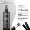 Спрей-термозащита для волос Hair Pure | Стайлинг-спрей для волос для женщин и мужчин | Спрей для термозащиты до 230 °C | Меньше ломкости | Без пушистости и повреждений Co