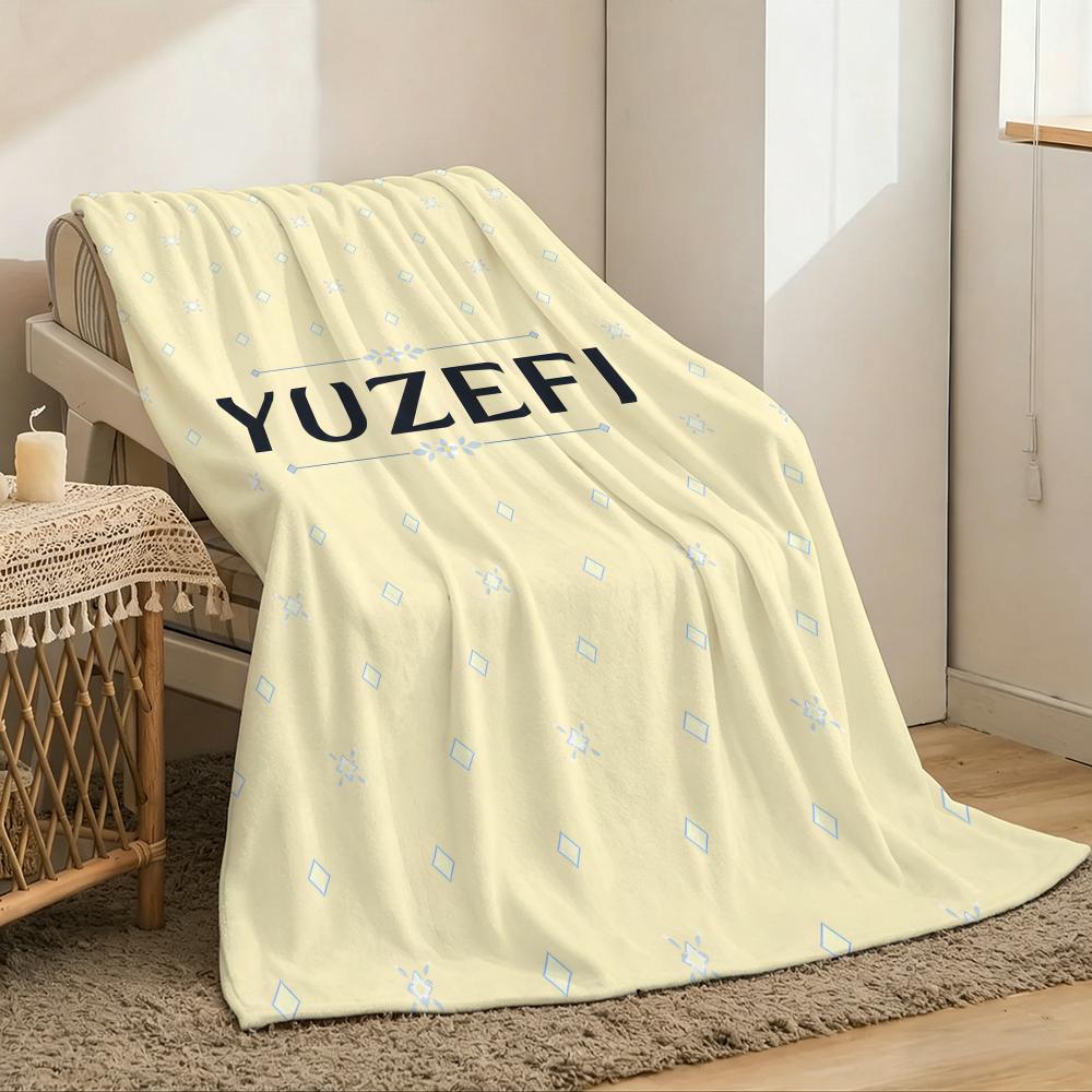 Yy-Uzefis Плед Легкий 240 г Фланелевый Мягкий Для Кожи Для Летнего Охлаждения