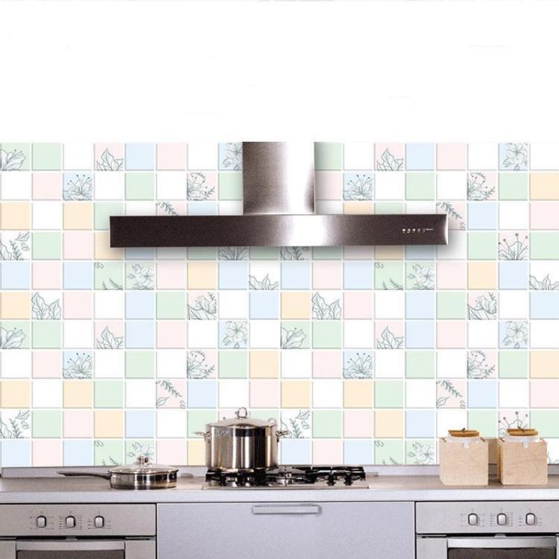 DIY маслостойкие кухонные наклейки на стену, самоклеящиеся Papel De Parede, плитка для ванной комнаты, 3D водостойкие виниловые обои для шкафа