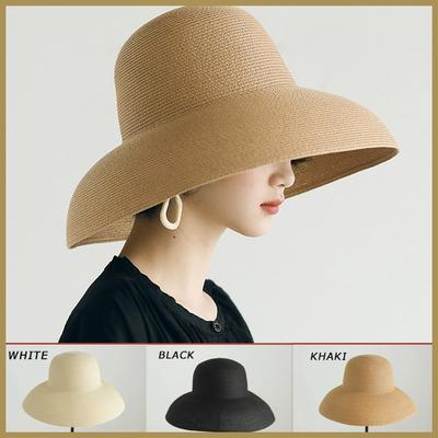 Уличная летняя шляпа от солнца, модная соломенная шляпа в стиле ретро, ​​складная женская повседневная шляпа, пляжная шляпа, модные аксессуары, соломенная шляпа