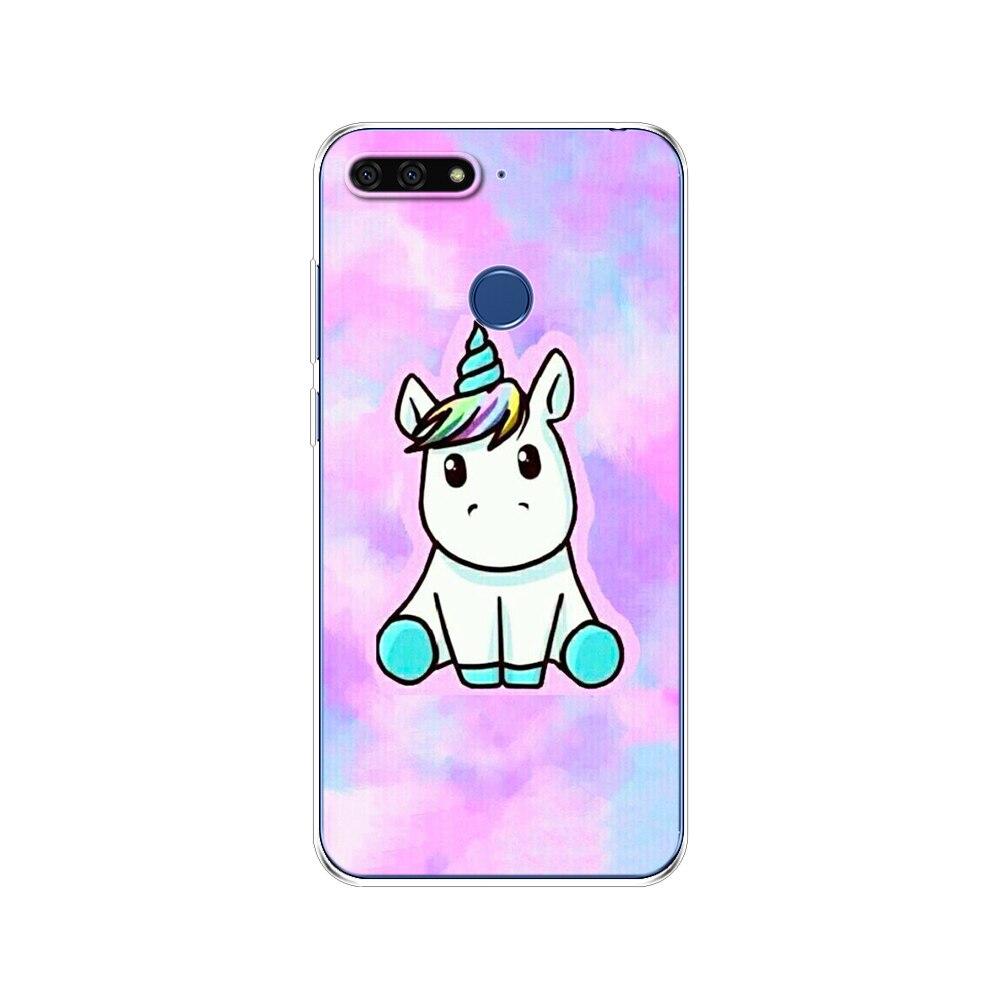 Для Huawei Honor 7C 5,7 дюймов чехол мягкий силиконовый чехол из ТПУ милый защитный чехол для телефона для Huawei Honor 7c Aum-L41 сумки