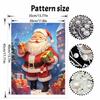 Christmas Santa Claus gift pearl painting art painting kit handmade diy home decoration painting