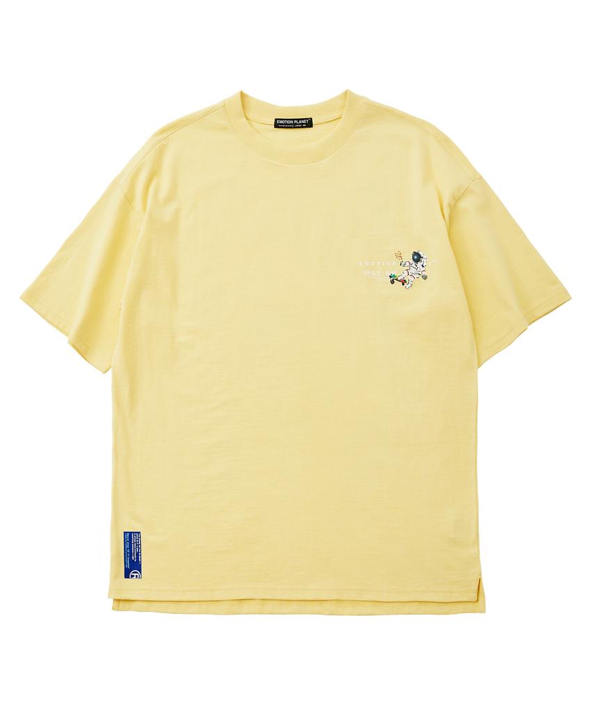 EMOTION PLANET Emotion Space Boy Short Sleeve T-Shirt (Yellow)