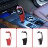 ABS Carbon Fiber Car Gear Head Shift Knob Cover Trim Sticker For BMW X5 X6 E70 E71 2008-2013 LHD Auto Styling Interior