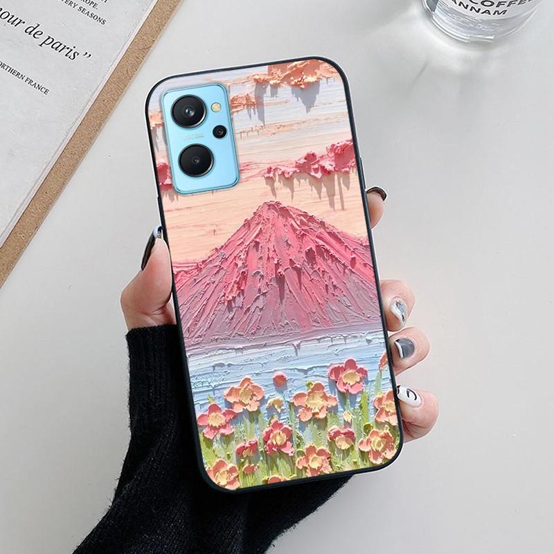 Чехол для OPPO Realme 9i Модный Панда Цветок Мягкий Силикон Задние Чехлы для Realme9i 4G Realme9 i Чехол RMX3491 чехол Fundas сумка