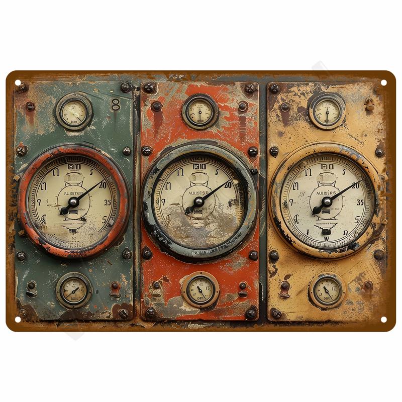 Винтажная металлическая пластина Жестяная табличка Тарелки Бар Ретро Металлическая вывеска Настенное искусство Мурал Эстетичные предметы декора для комнаты дома Постер Украшение для гаража