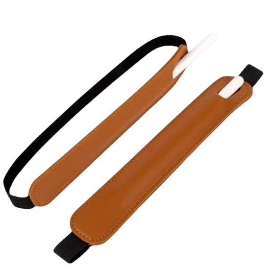 Регулируемый держатель для планшета и ручек, защита от потери, нейлоновая эластичная лента, искусственная кожа