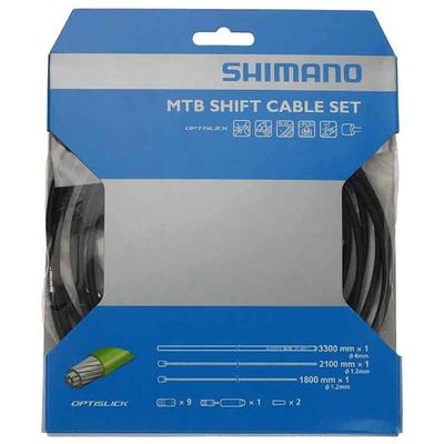 SHIMANO Запчасти для ремонта Комплект троса переключения передач OPTISLICK Y60198090 OT-SP41 (черный) SL-M4100-I SL-M4100 ST-EF505