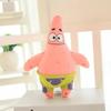 20-30 см Губчатая игрушка Патрик Звезда Плюшевая игрушка Мягкая мультяшная кукла животного Для детей Анимационные куклы Детский подарок на день рождения