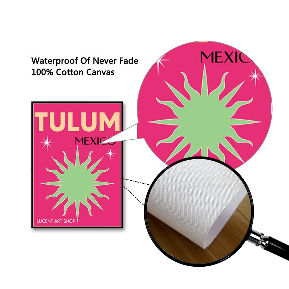 Абстрактный туристический город плакат на скандинавскую тему Италия Мексика пляж пальма коралловая ракушка настенная живопись на холсте настенные панно Декор в гостиную