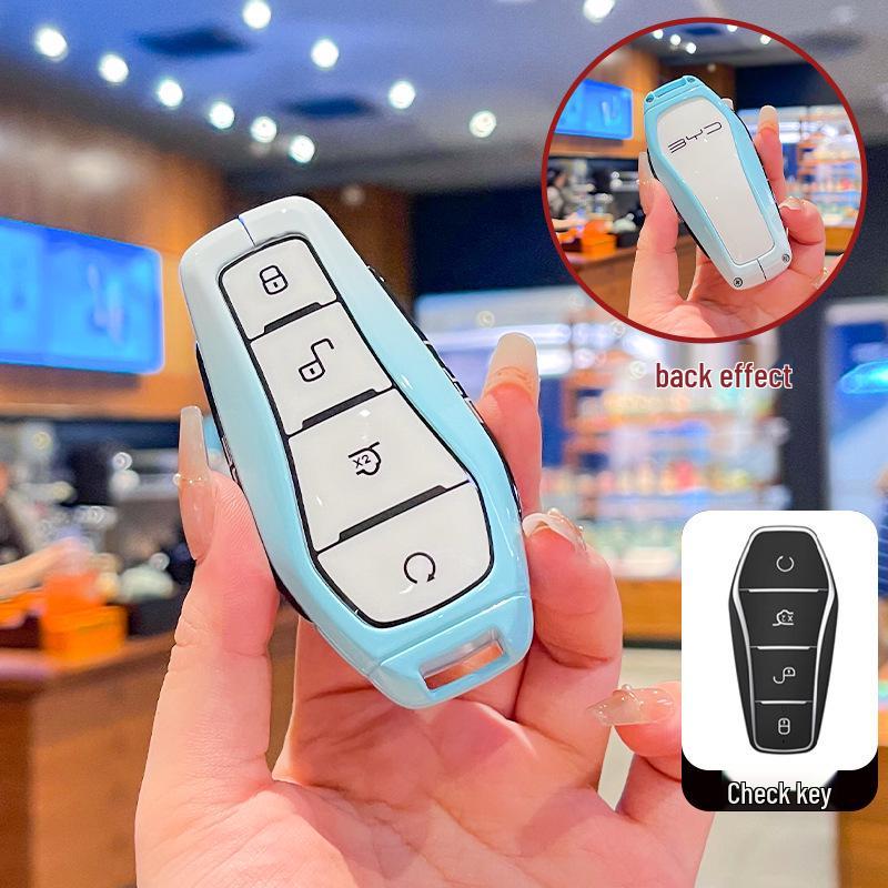 Чехлы для ключей автомобиля BYD для Han, Qin Plus DMI, Song Pro, Song L, Tang, Yuan, Destroyer 05, Seagull, Dolphin