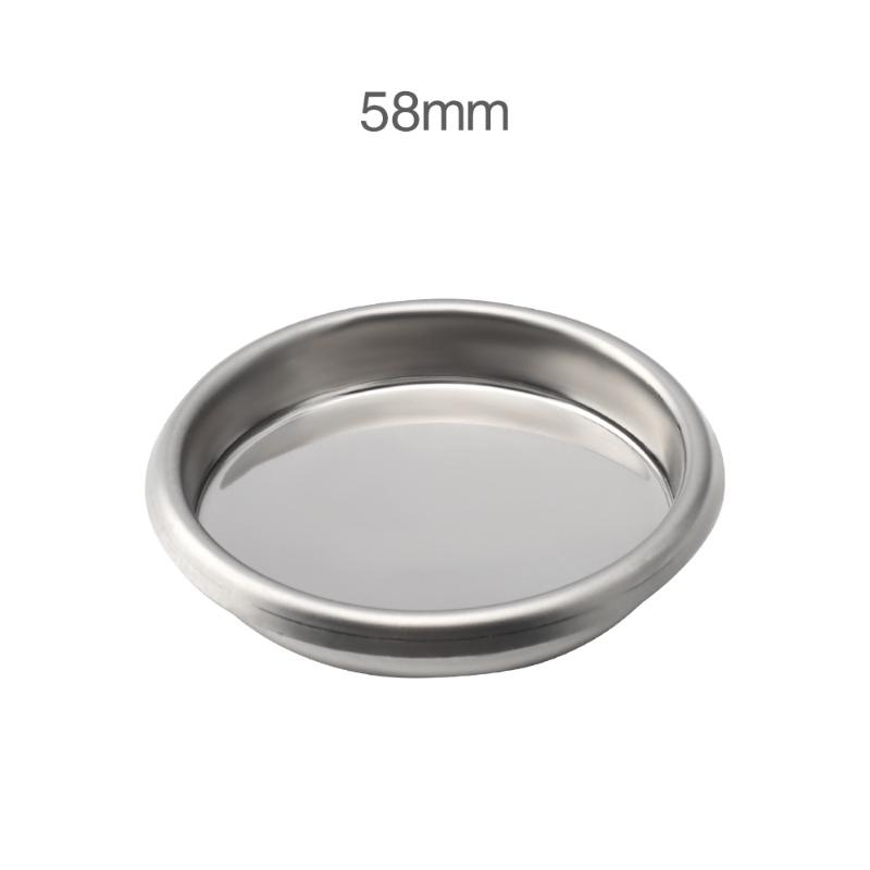 Coffee Blind Filter Bowl 51/54/58Mm Stainless Steel Non Pressurized Filter Cup For Backwashing In Semi Automatic Coffee Machine