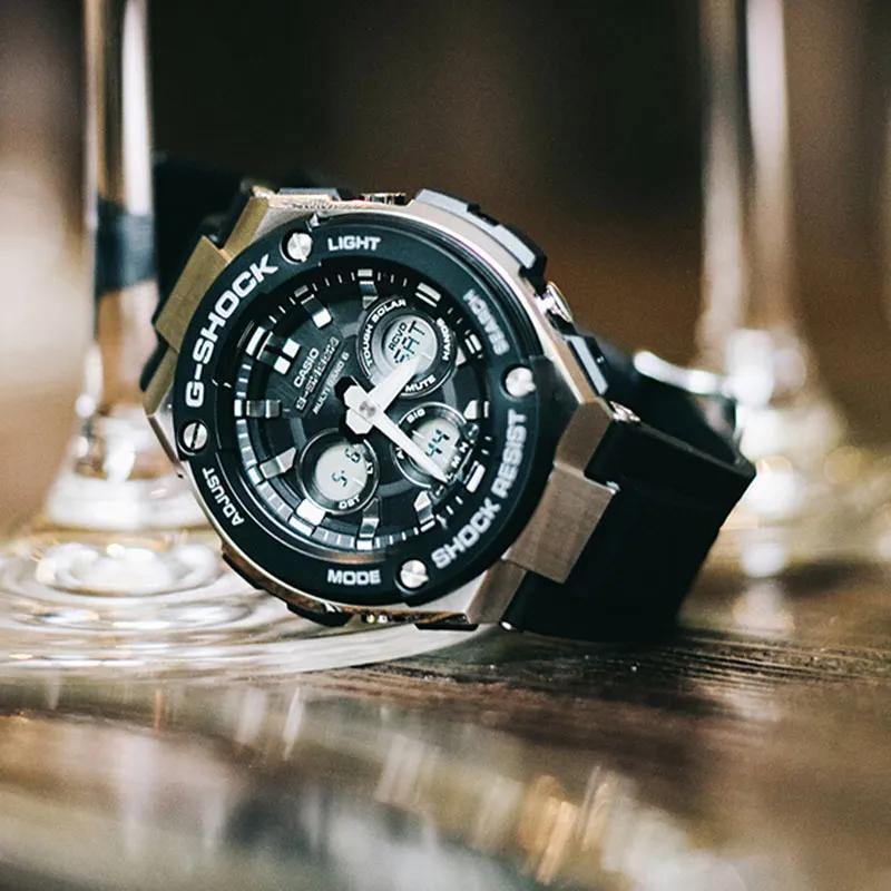 CASIO Men G-STEEL Series Black Watch Grade SchoolT-W300-1APR (Unisex) Japanese Korean Watches GST W300 1APR