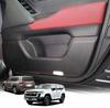 Color Door Kick Guard Set Toyota Land Cruiser Door Kick Mat Door Trim Cover Scratch Prevention Cover Interior Parts 300 Series Silver [axis-parts]
