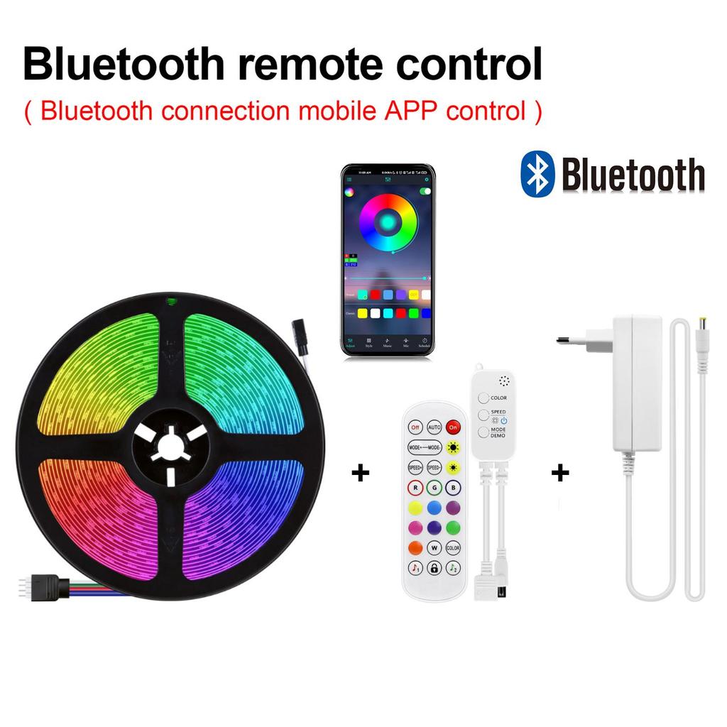 Светодиодные ленты RGB с Bluetooth, синхронизацией с музыкой и управлением со смартфона