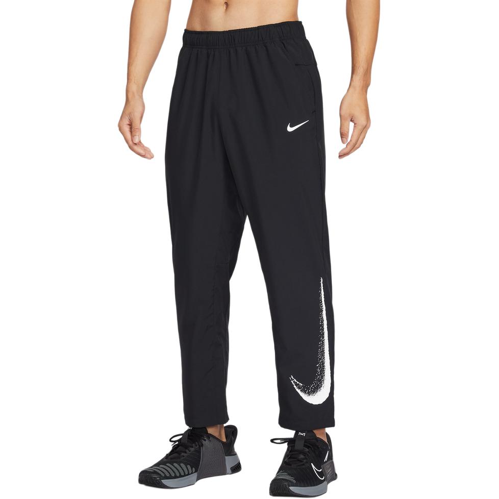 Nike Мужские брюки Nike Df Form Gfx Alt Pant, Color Block, средняя посадка, на шнурке, повседневные брюки, Мужские брюки IF2202-010