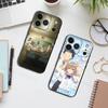 Чехол для телефона 'A Silent Voice' (Голос тишины) Черный для iPhone 17 16 15 14 13 12 13 12 11 Pro Max Plus XS XR Силиконовый Мягкий Задний Чехол