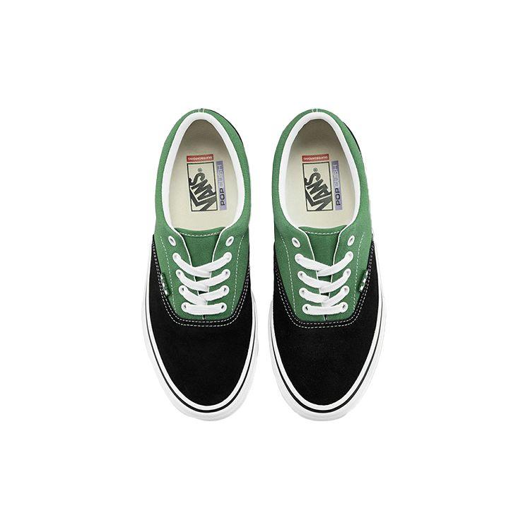 Vans Era Замшевые Лоскутные Повседневные Легкие Дышащие Низкие Кеды для Скейтбординга Унисекс кроссовки Черный Зеленый VN0A5FC93JD