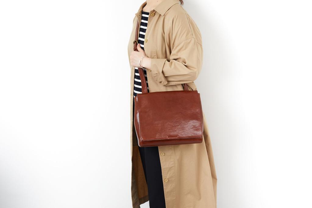 Shoulder Bag Genuine Leather Brown [Dakota] Women's DA-1034691-40