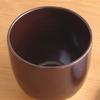 Kamoshika Douguten Small Ceramic Rice Container, 1-1.5-cup Capacity, Made in Japan, Banko Ware, Microwave Safe, Black