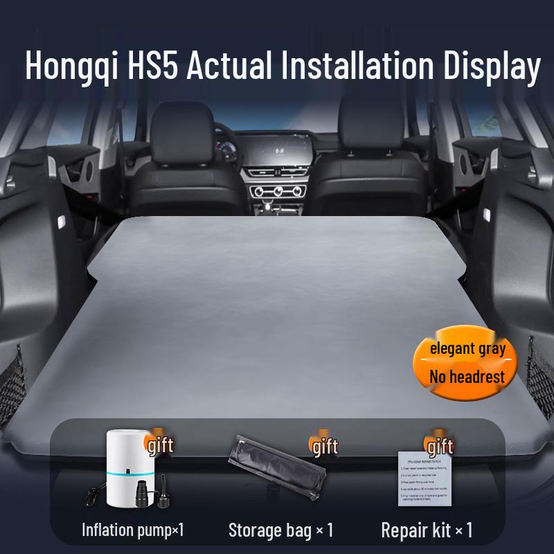 Совместимый матрас для Hongqi HS5 - Надувной матрас-подкладка для заднего сиденья и багажника