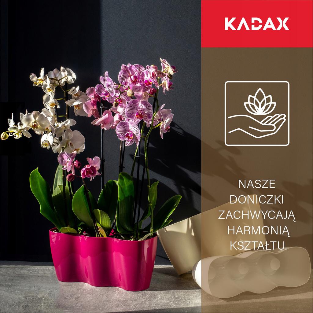 KADAX Doniczka Osłonka Na Storczyk Kwiaty