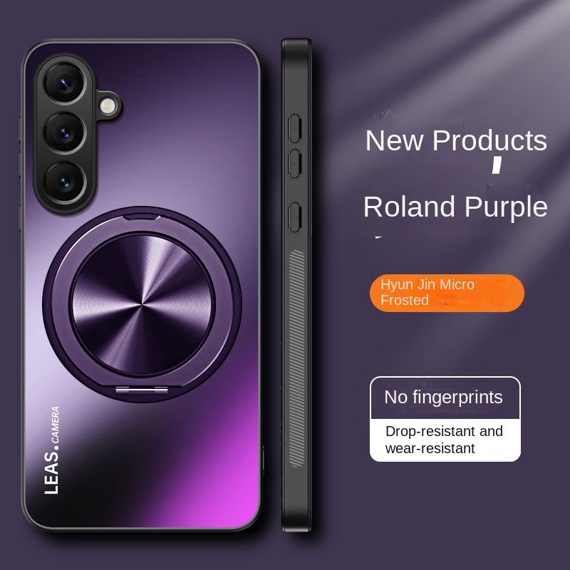 Для Samsung Galaxy S24FE S24 Plus чехол жесткий матовый с кольцом магнитный защитный чехол для Samsung S24 S23 S22 21 Ultra