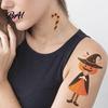Quick Transfer Skin Art 10 Sheets Halloween Temporary Tattoos for Kids, Fake Tattoo Body Stickers, Waterproof Water Based Glue Face Makeup Supplies