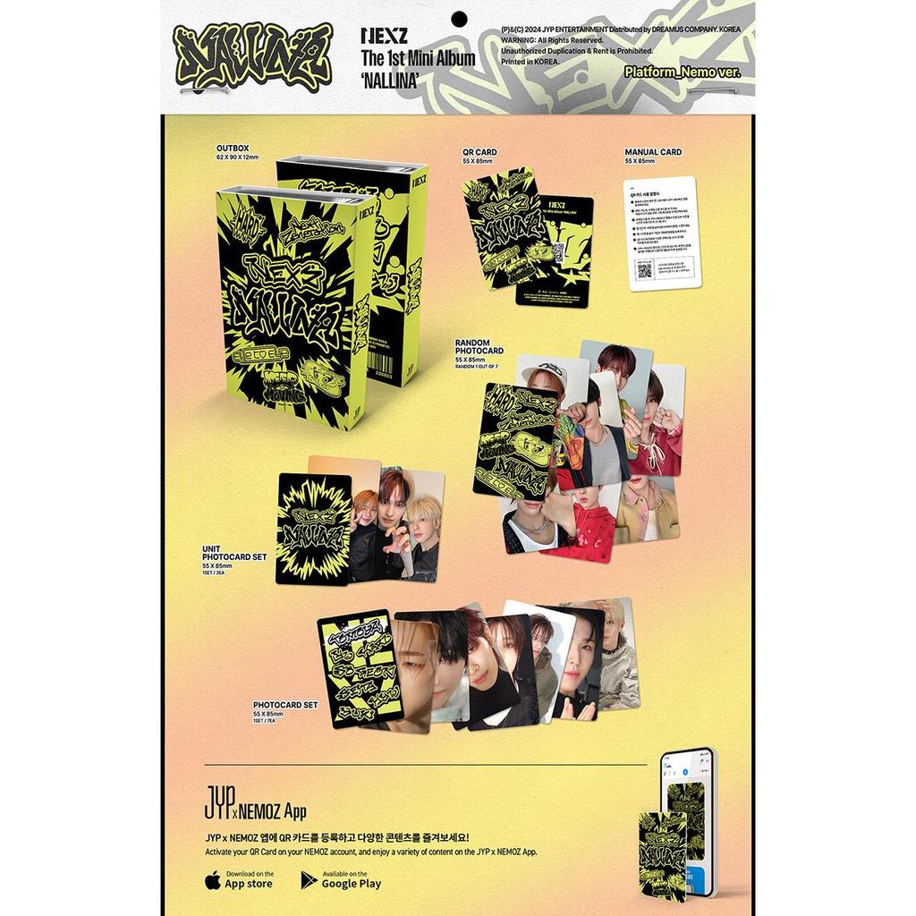 NEXZ 1-Й МИНИ-АЛЬБОМ [NALLINA] (ВЕРСИЯ PLATFROM_NEMO)