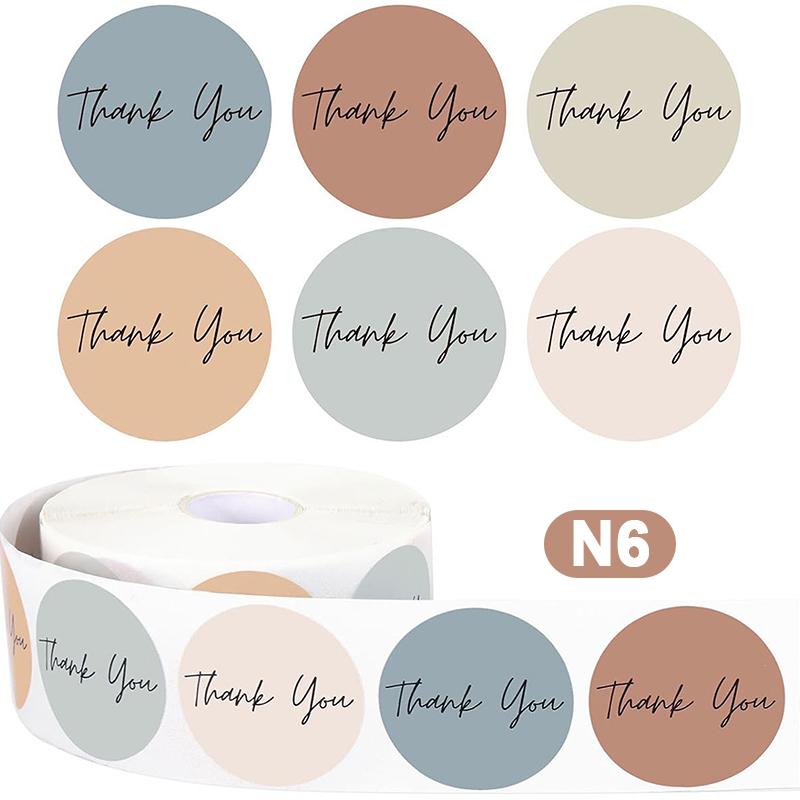 500Pcs Thank You' Stickers For Small Business Wedding Gift Seal Shipping Labels Envelope Decor Sticker Stationery Supplies