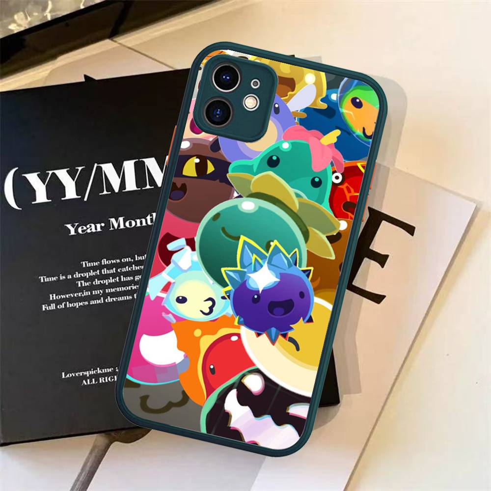 Популярный чехол для телефона Game S-Slime R-Rancher для iPhone 16 15 14 Plus 15 13 12 11 Pro Max X XS MAX Матовый чехол