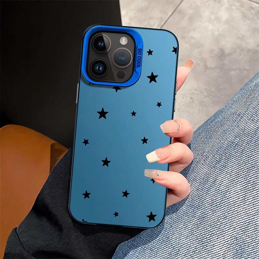Чехол для телефона для iPhone 17 Pro Max 14 Plus 11 13 Air 12 Pro 16 15 Милый Простой Звезды