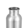 Lid Single Walled Sports Fitness Bicycle Water Bottles Stainless Steel Water Bottle Metal Flask