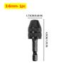 3/1pcs Electric Drill Chuck Three-jaw Electric Drill Chuck Hexagonal Handle Chucks Keyless Screwdriver Impact Driver Adaptor Bit