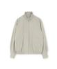 Brownyard Stand Collar Blouson, Stone