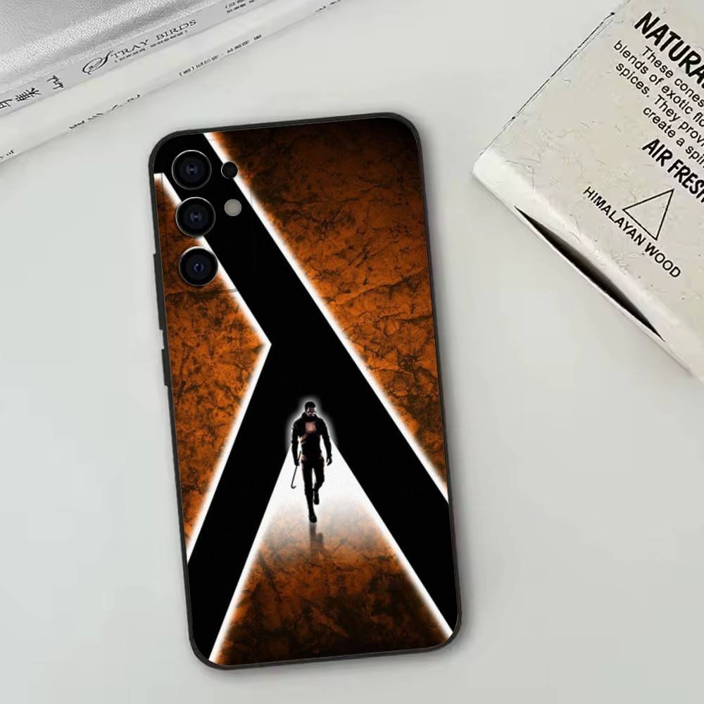 Half-Life Чехол для телефона для Samsung S25,S24,S21,S22,S23,S30,Ultra,S20,Plus,Fe,Lite,Note,10,Черный чехол