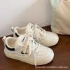 Big Head White Shoes Women's Summer Thin Board Shoes Do Not Stink Feet Versatile Platform Student Shoes Breathable Casual Sports Shoes Women