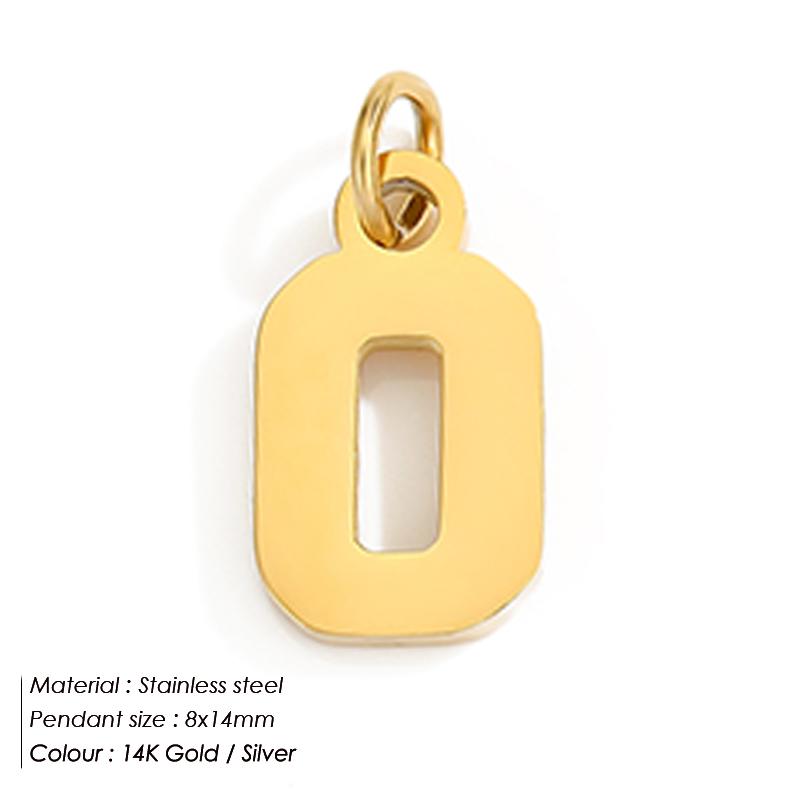 EMANCO Stainless Digital Accessories Pendant Necklace Charms Necklace Cosplay Jewelry Gift for DIY Jewelry Making