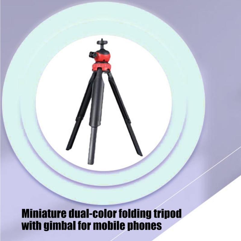 Мини-штатив для настольной съемки, ручной кронштейн-держатель, гибкая шаровая головка, крепление с винтом 1/4 дюйма для селфи