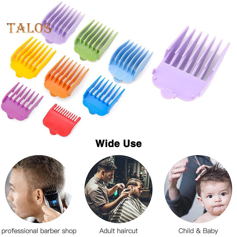 8pcs Hair Hair Electric Trimmer Clipper Shaver Trimmer Replacement Cutting Guide Comb Set