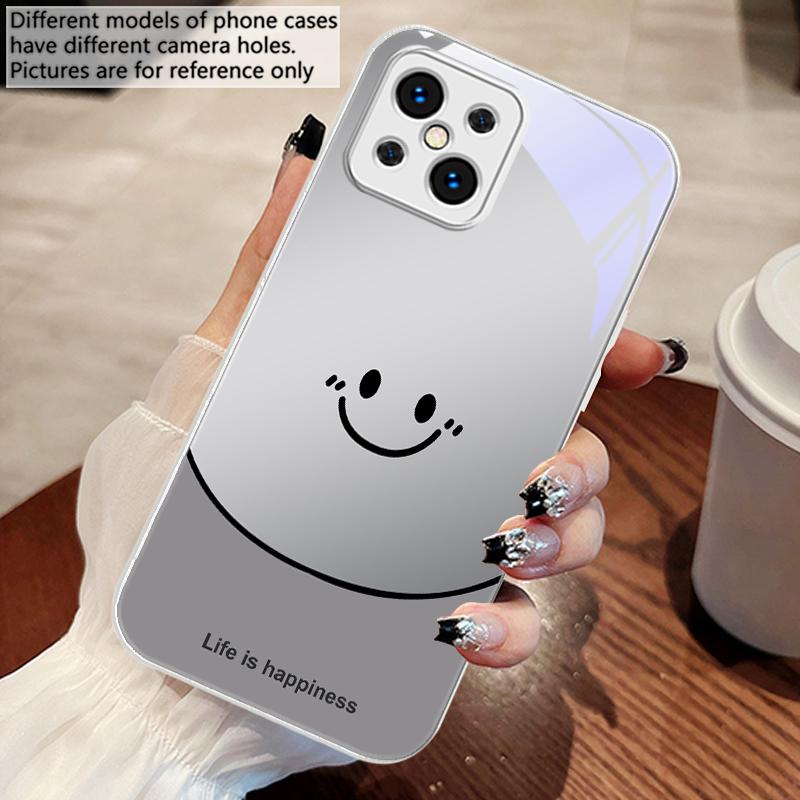 Жизнь — это про счастье Для Oppo Find X5 X8 Pro X2 Lite X7 Ultra F11 23 Reno4 Z 6 Pro A72 58 78 73 16 98 A54S Стеклянный чехол для телефона