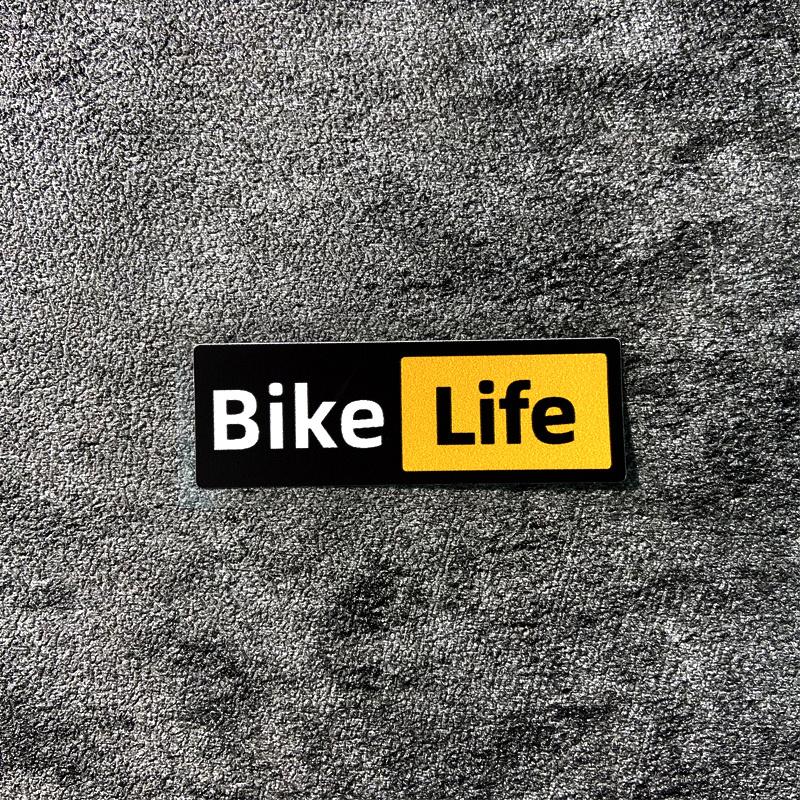 2 шт. Водонепроницаемая виниловая наклейка Bike Life, модная декаль для автомобиля, мотоцикла, велосипедного шлема, аксессуары для декора экстерьера