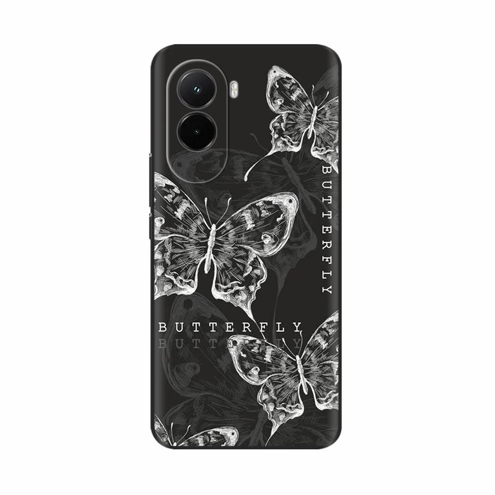 Чехол для Poco M7 4G Силиконовый Защита Камеры Задняя Крышка Для Xiaomi PocoM7 4G ТПУ Мультяшный Funda Poco M7 4G M 7 Чехол для Телефона Coque