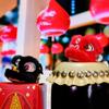Chinese Lion Dance Ornaments Chinese Style Lion Dance Feng Shui Lucky Keychain Living Room Car Office Desktop Decor Crafts